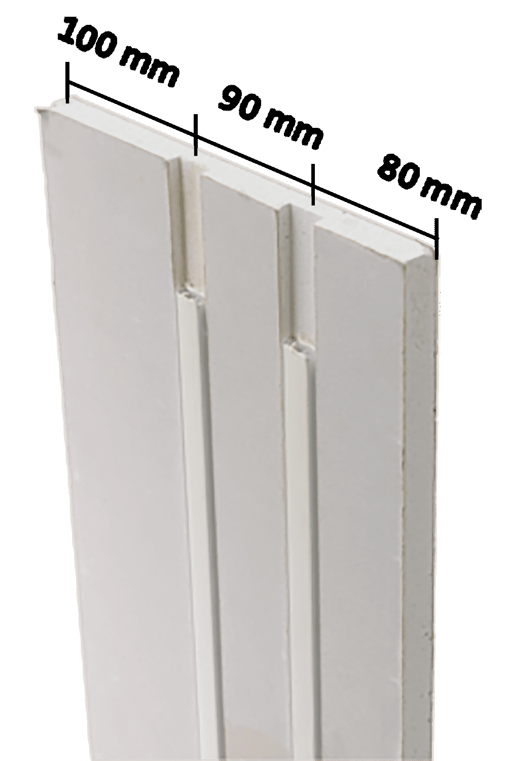 Rigips RiForm Elemento per tende RB, 2 binari, 12.5 270x2000 mm 26600