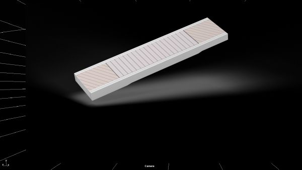Ebauche maxima, rw=29 dB, clim. 2a, EI30, ,  2050 x 800 x 44,6 mm, alaises bouleau ab., HDF brut, rac. en bas : 100 mm