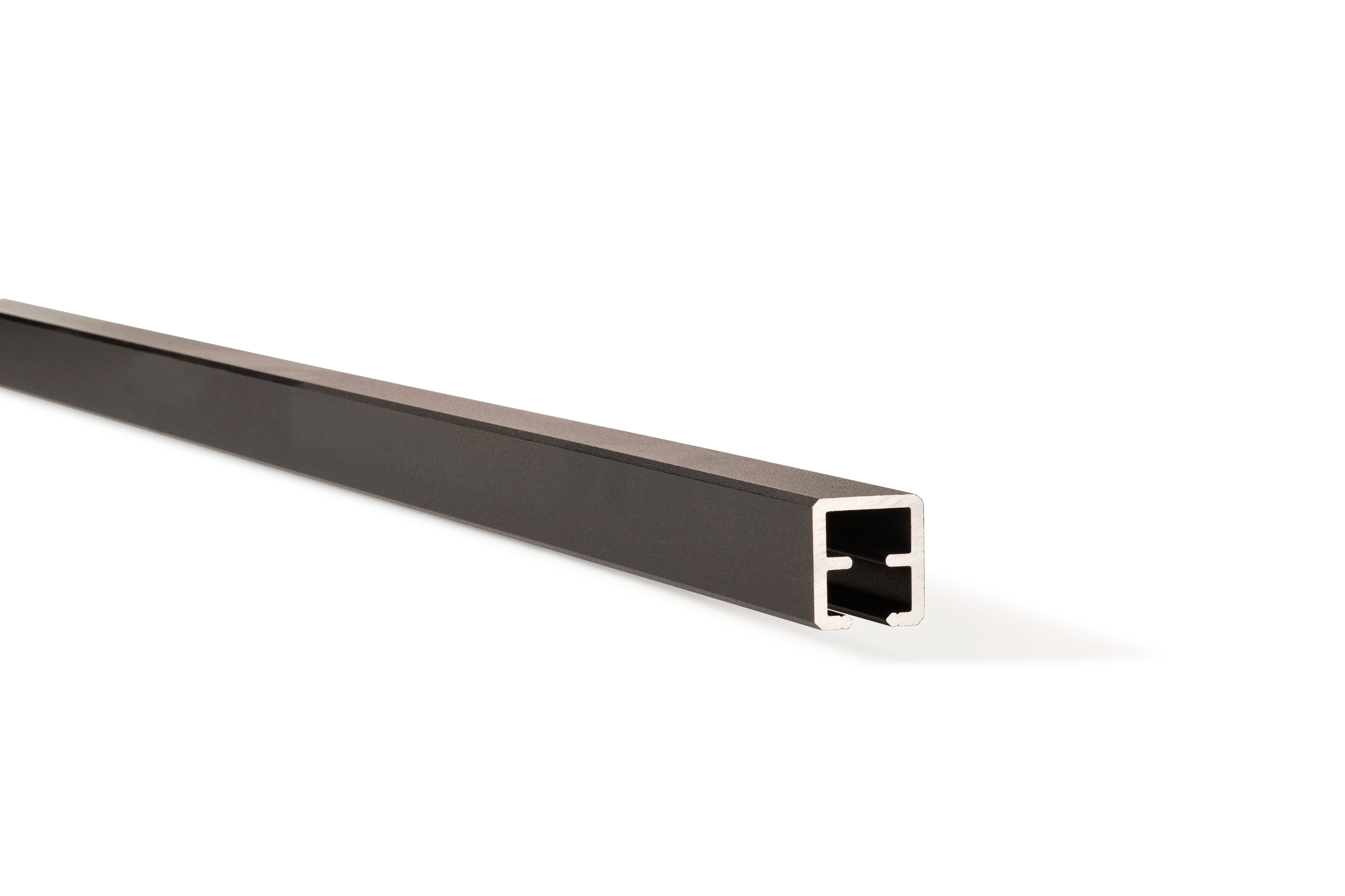 Profil de finition supérieur Equinox anthracite 1800 x 21 x 24 mm