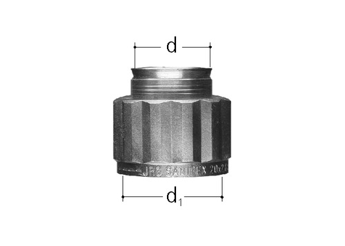 JRG Sanipex Raccord de serrage à rebord Laiton d 16 mm