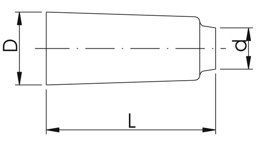 Douille longue synthétique Pour gaine de protection   d 20 mm