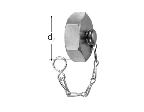 JRG Bouchon de fermeture laiton GN 1 inch