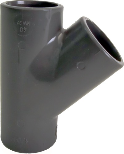 Té 45° égal PVC-U PN10 d40