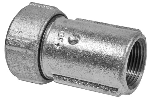 PRIMOFIT Pièce de transition avec filetage femelle long (Eau potable), galvanisée, pour les tubes en acier, 3/4"
