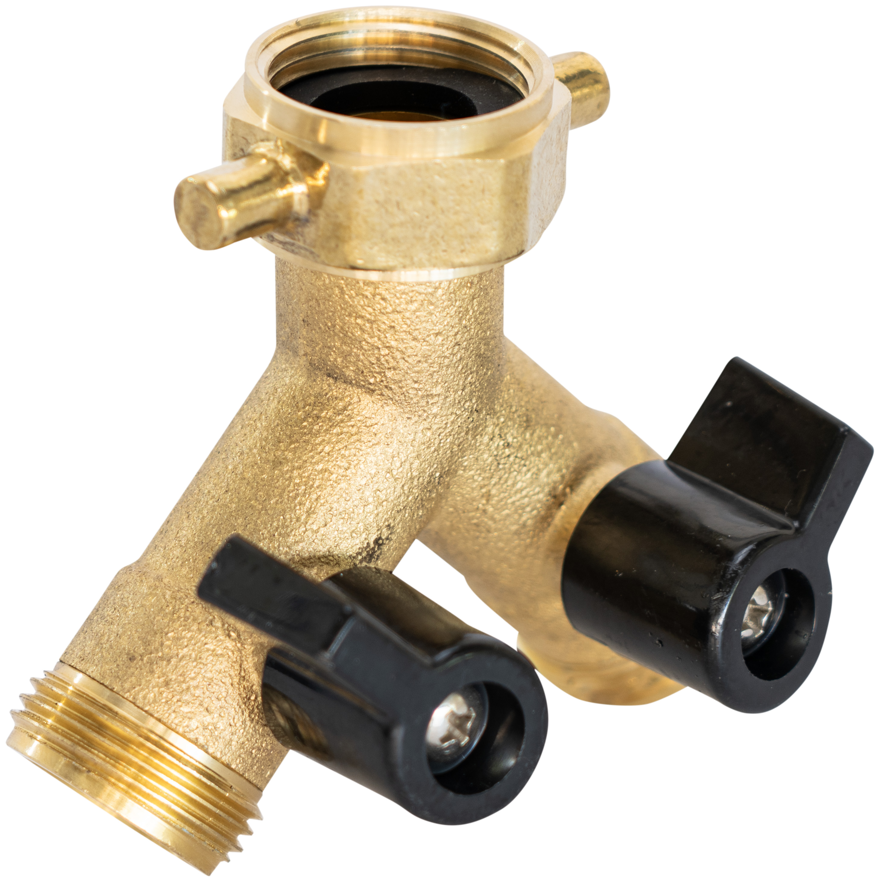 Tegufix Distributeur en Y avec vannes à bille, 3/4"