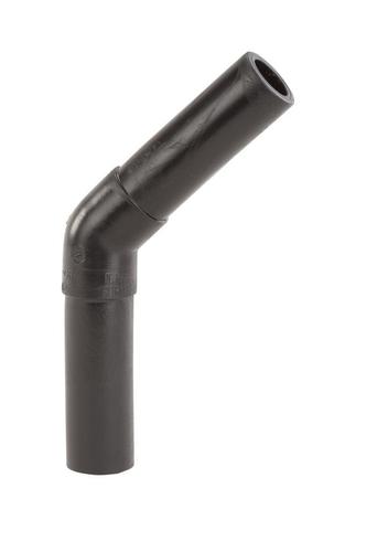 ELGEF Plus Coude à 45° PE100 d90-315mm / SDR17 / Version longue d 125 mm