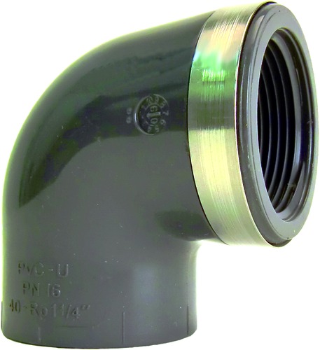 Coude 90° PVC-U PN16 d12-1/4"