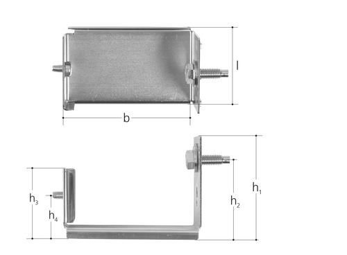 JRG Adaptateur Duofix Acier