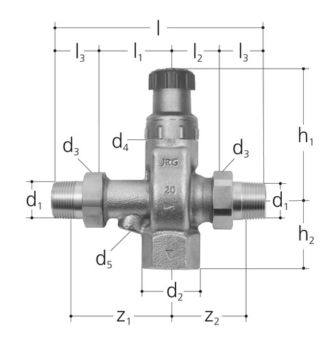 JRG Groupe de sécurité, Bronze GN 3/4 inch