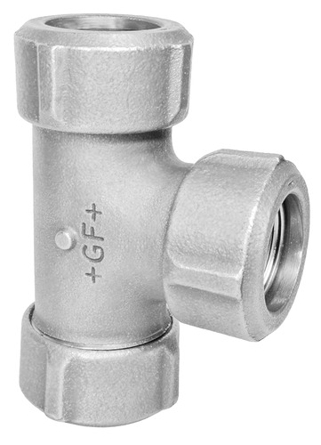 PRIMOFIT Té égale (Eau potable), galvanisée, pour les tubes en acier, 11/4"