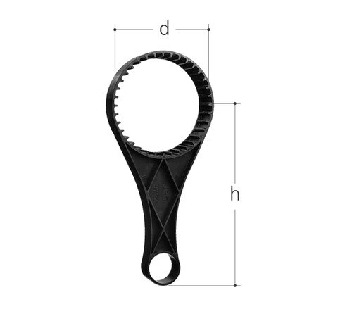 JRG Clé pour filtre fin synthétique d 113 mm
