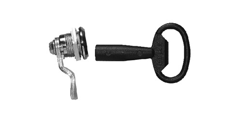 Loquet rotatif acier Pour clé à carré □ 8