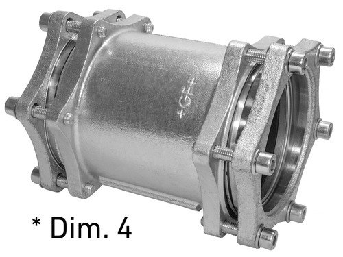 PRIMOFIT Raccord courte égale (Eau potable), galvanisée, pour les tubes en acier, 4"
