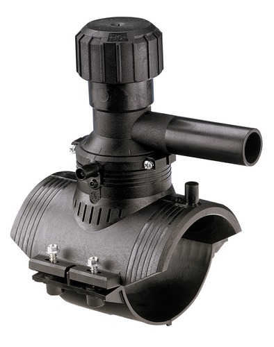 ELGEF Plus Colliers de prise en charge PE100 d63-400 mm / SDR11 / Avec départ orientable sur 360° d