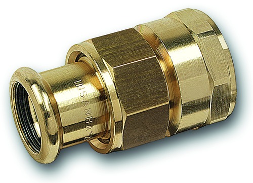 PRESS-FIT eau Manchon union bronze au silicium d 28 mm, Rp 1 inch