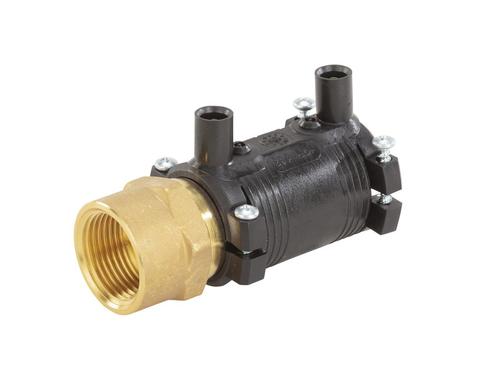 ELGEF Plus Manchons de transition PE/laiton d32-63mm / SDR11 / Filetage femelle Rp d 32 mm