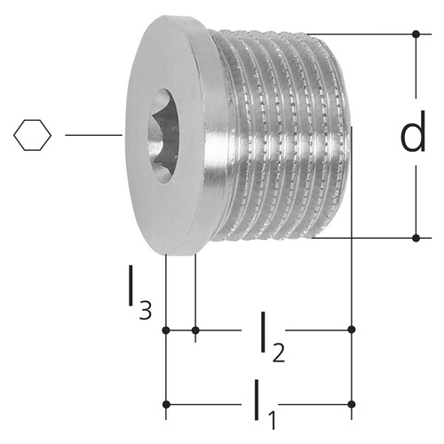Cape Bronze Pour distributeur à encastrer d Rp 3/4 inch, GN 3/4 inch
