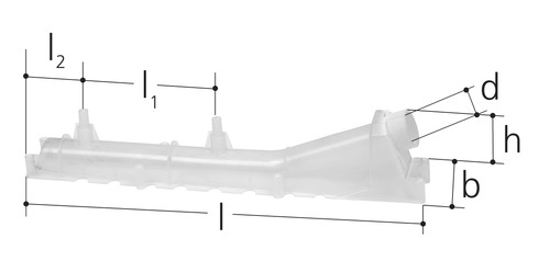 Coffret de coffrage, à départ unique Plastique d 12 x 16 x 20 mm