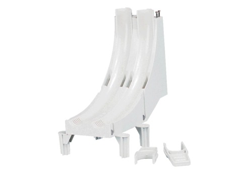 Support de tube synthétique Double d 16 - 20 mm