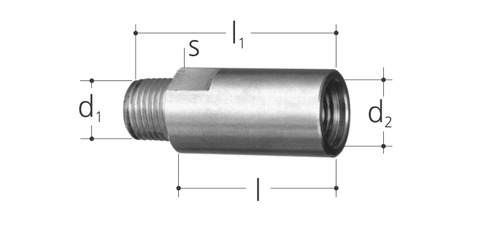 Rallonge pour robinet de vidange Laiton sans plomb GN 1/4 inch