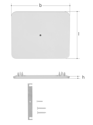 JRG Couvercle, blanc synthétique