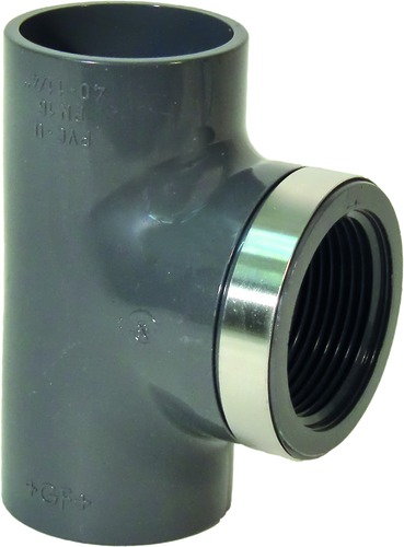 Té 90° égal PVC-U PN16 d16-3/8"