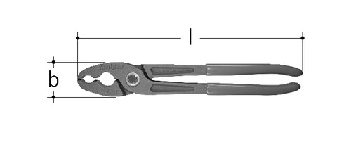 Pince de maintien pour tube, Aluminium d12 - d20 d-d-d 12 - 16 - 20 mm