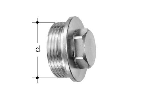 JRGUSIT Bouchon Laiton GN 2 1/2 inch