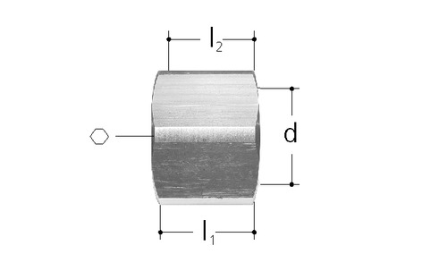 Cape bronze pour distributeur à encastrer d Rp 3/4 inch