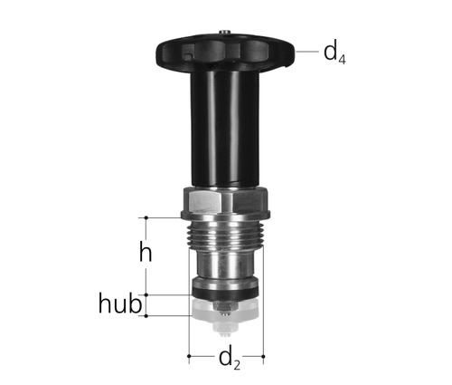 JRG LegioStop Chapeau pour robinet oblique Jusqu'à DN50 GN 1/2 inch, DN 15 mm