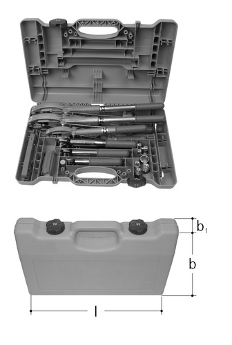 JRG Sanipex Coffret d'outillage complet Plastique d12 - d20 d-d-d 12 - 16 - 20 mm