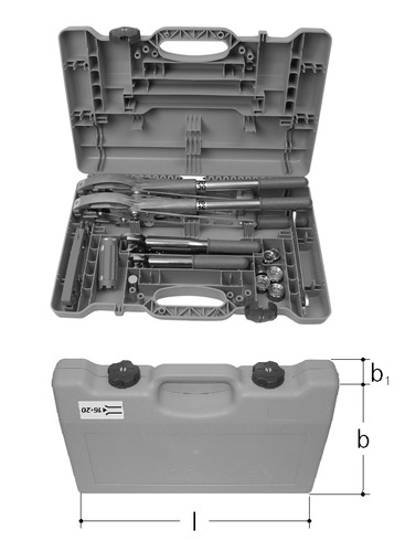JRG Sanipex Coffret d'outillage complet Plastique d16 - d20 d-d 16 - 20 mm