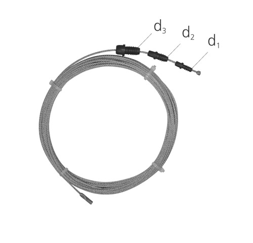 JRG Sanipex Câble métallique avec manchon de traction acier d 12-20 mm