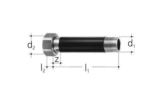 JRG Raccord pour tube laiton GN 1/2 inch, DN 15 mm