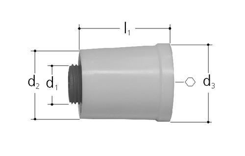 Bouchon de protection et d'essai d'étanchéité, Plastique GN 1/2 inch