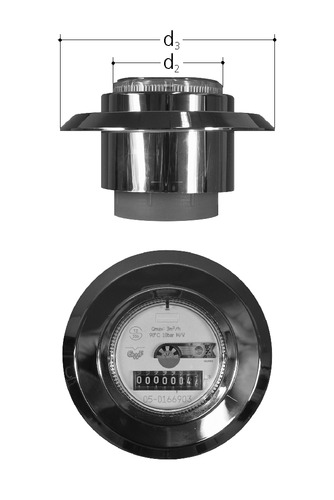 Capsule de mesure UPZ +m Koax, Plastique DN 20 mm