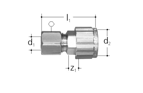 JRG Sanipex Raccord de transition pour tubes cuivre, avec écrou libre, Bronze d 12 mm