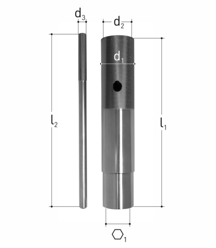 JRGURED UP outil de montage Acier GN 3/4 inch
