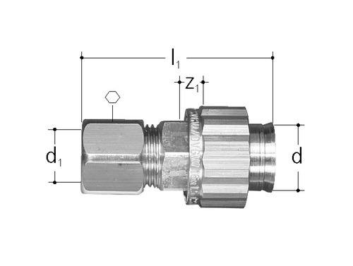 JRG Sanipex Raccord de transition pour tubes cuivre, Bronze d 16 mm