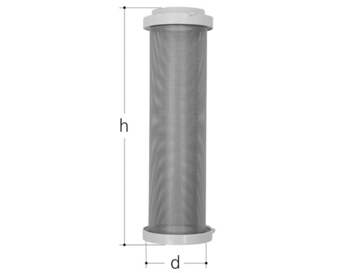 JRG Cartouche filtrante en acier inoxydable d 70 mm