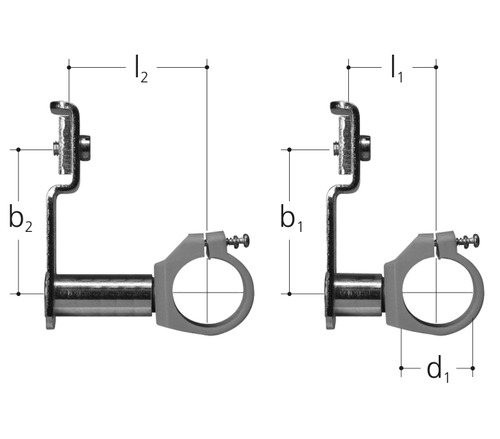 Halterung Stahl Für Verteiler d1 27 mm