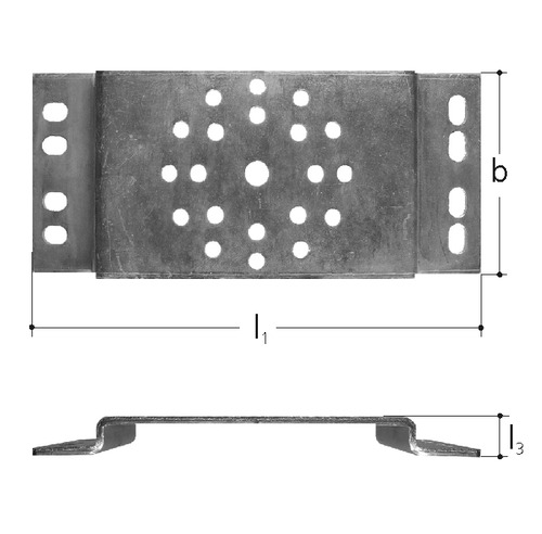 Gabarit de montage simple, Acier b 72 mm