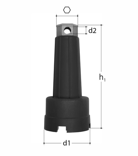 Clé de montage KOAX, Laiton d1 89 mm