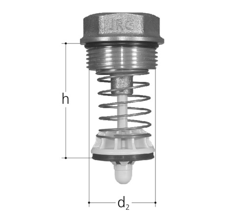 JRG Chapeau pour soupape de retenue bronze Jusqu'à DN50 GN 1/2 inch