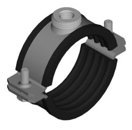 2.0.A Collier PS rivé pour conduites PE-Silent avec isolation