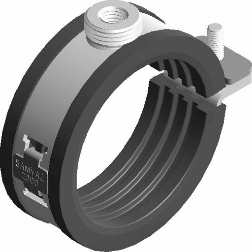 2.1.A  Collier POLYFIX ECO "2000" rivé avec isolation
