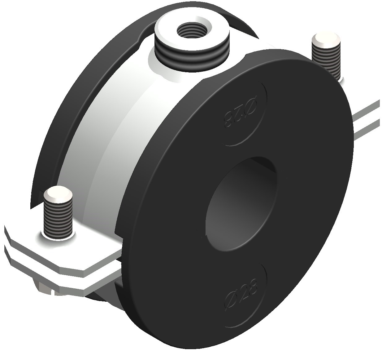 2.4.B Collier POLY-ISOL AIR rivé avec isolation