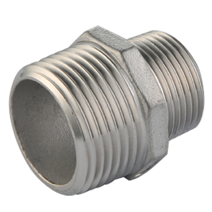 Mamelon réduit mâle/mâle acier inoxydable 316