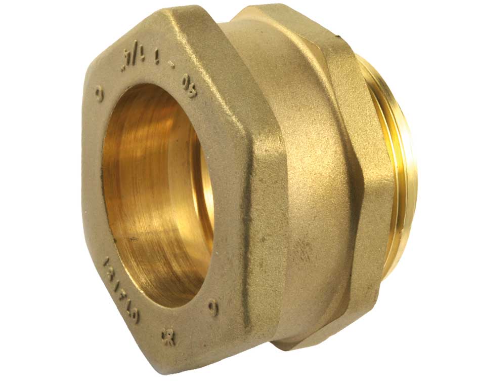 142 isiflo Élément de jonction pour tubes acier en laiton