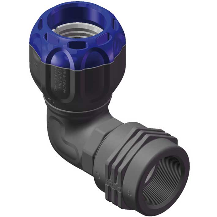 722 isiflo Sprint Raccord coudé femelle 90°